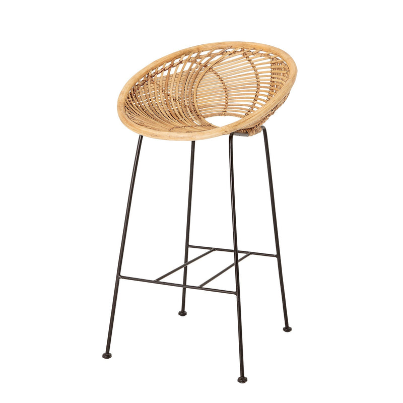 Bloomingville Yonne Barstuhl, Natur, Rattan Bis zu 50% Rabatt
