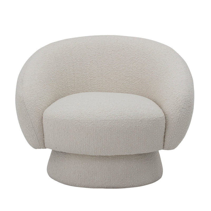 Bloomingville Ted Loungesessel, Weiá, Polyester Bis zu 60% Rabatt