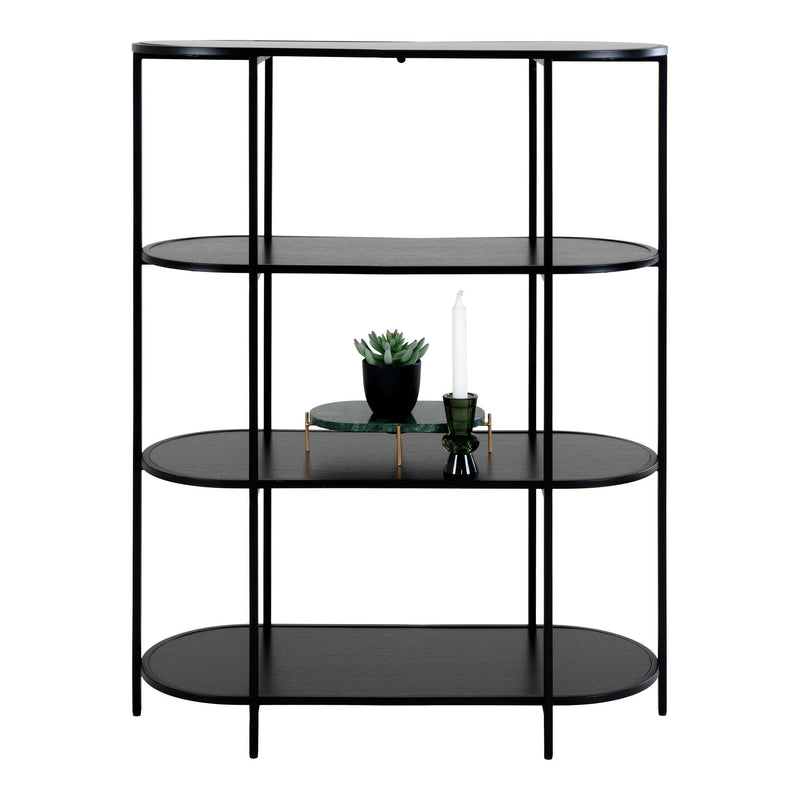 House Nordic Vita Regal mit 4 Böden in Schwarz Online