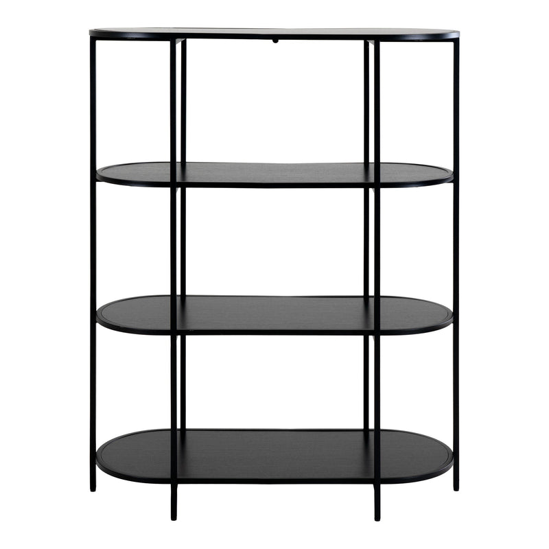 House Nordic Vita Regal mit 4 Böden in Schwarz Online