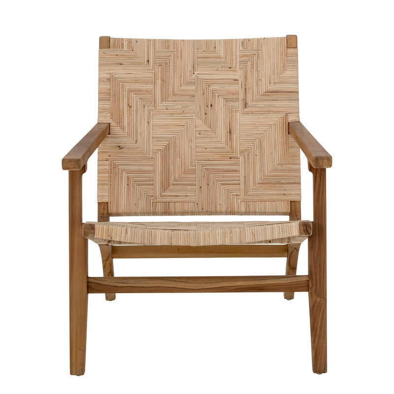 Bloomingville CREATIVE COLLECTION Mills Loungesessel, Braun, Rattan Begrenztes Angebot