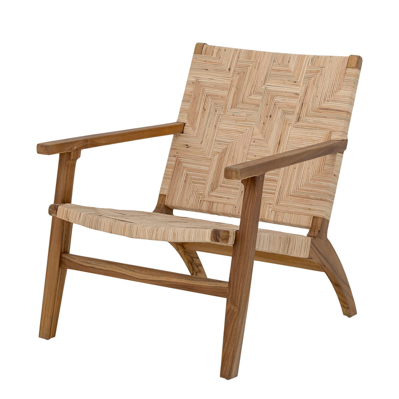 Bloomingville CREATIVE COLLECTION Mills Loungesessel, Braun, Rattan Begrenztes Angebot