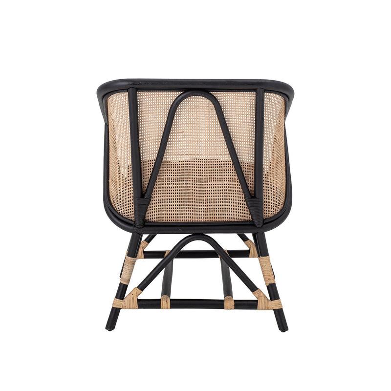 Bloomingville Loue Loungesessel, Schwarz, Rattan Preisnachlass