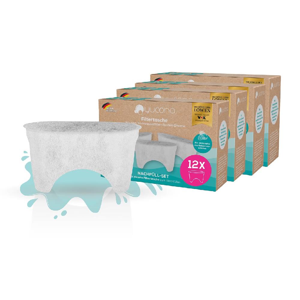 yucona Wasserfilter Nachfüllset - 12er-Set Filtertaschen Großer Ausverkauf
