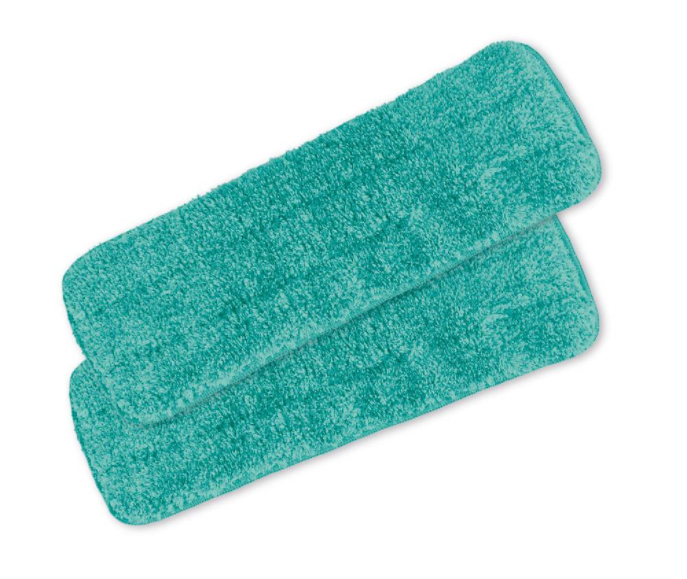 CLEANmaxx Wischmopp Komfort - Ersatz-Tücher 2er-Set, türkis Großer Ausverkauf