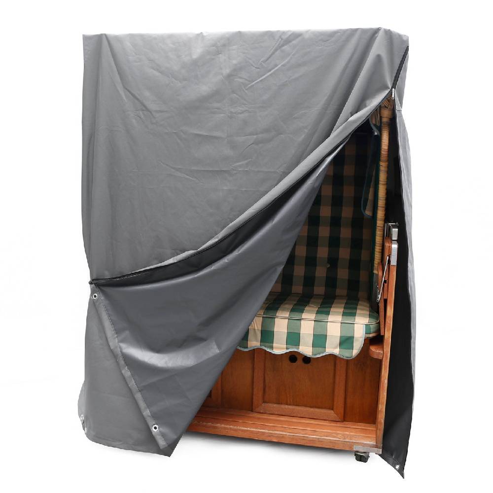 Hoberg Strandkorb Schutzhülle L/XL - 140 x 100 x 165/140 cm - grau Große Rabatte