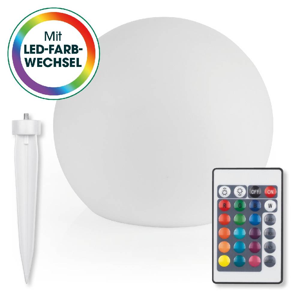 EASYmaxx Solar-Dekokugel mit Farbwechsel