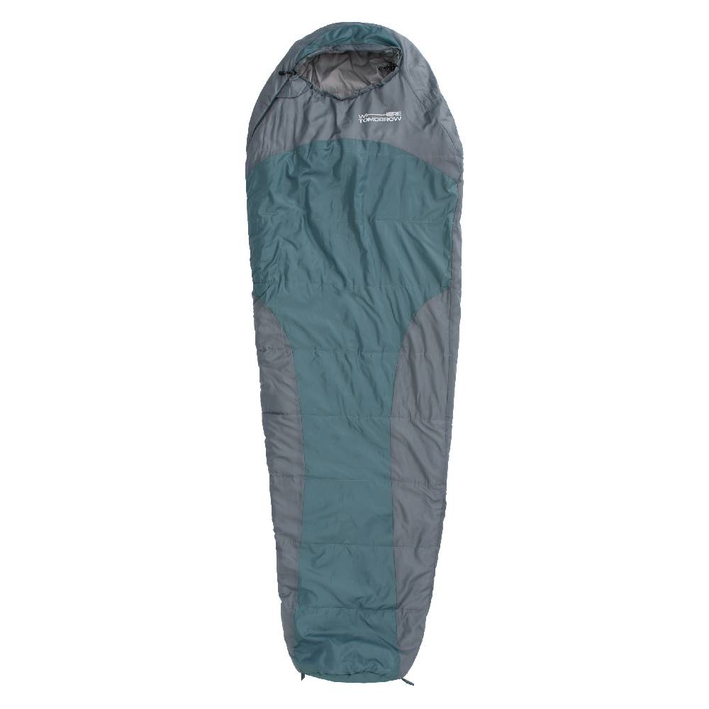 Where Tomorrow Camping Schlafsack Classic - Mumienschlafsack mit Tasche - 230 x 80 x 55 cm - Goblinblau