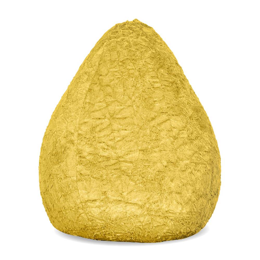LUMALAND Luxury Fluffy Sitzsack (120 L) - indoor - Gelb Fabrik Onlineshop