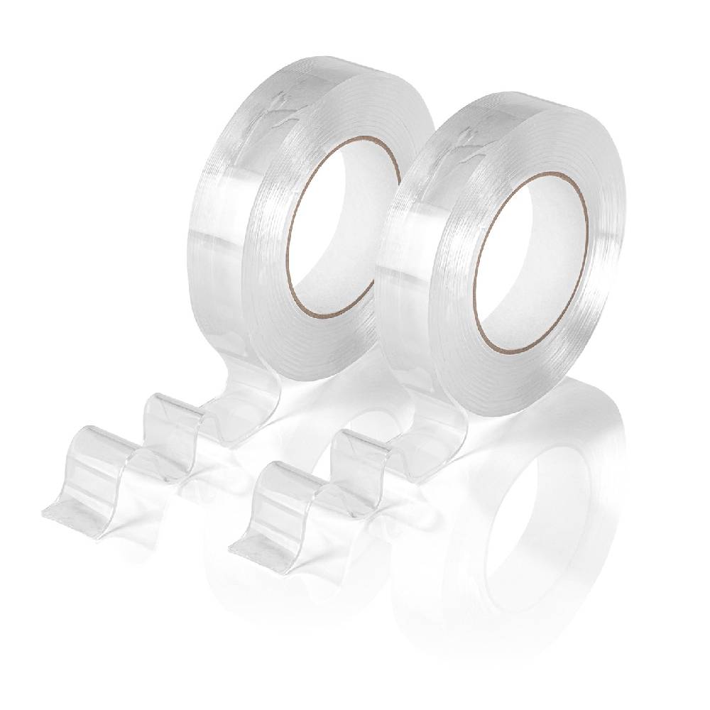 EASYmaxx Spurenloses Klebeband - 5 m - 2er-Set Schlussverkauf