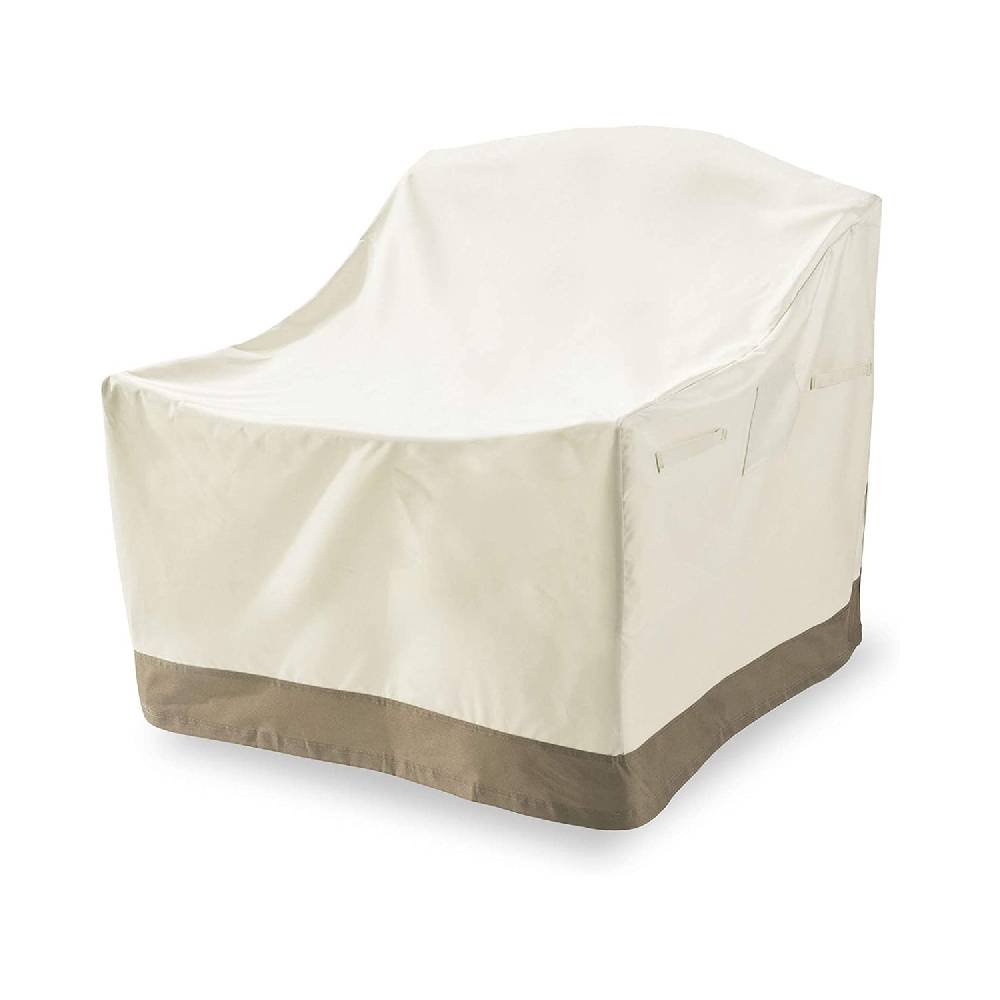 LUMALAND Abdeckung für Patio Stühle - 84,9 x 66,8 x 88,9 cm - Beige