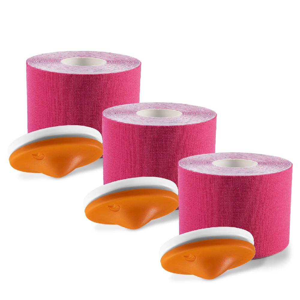 TRIGGin Triggerknopf mit pinkem Tape - 3er-Set