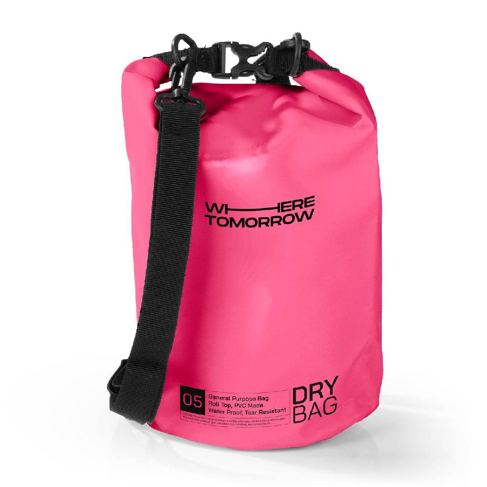 Where Tomorrow Dry Bag 5L - Style 01 - Pink Zeitbegrenzte Promotion