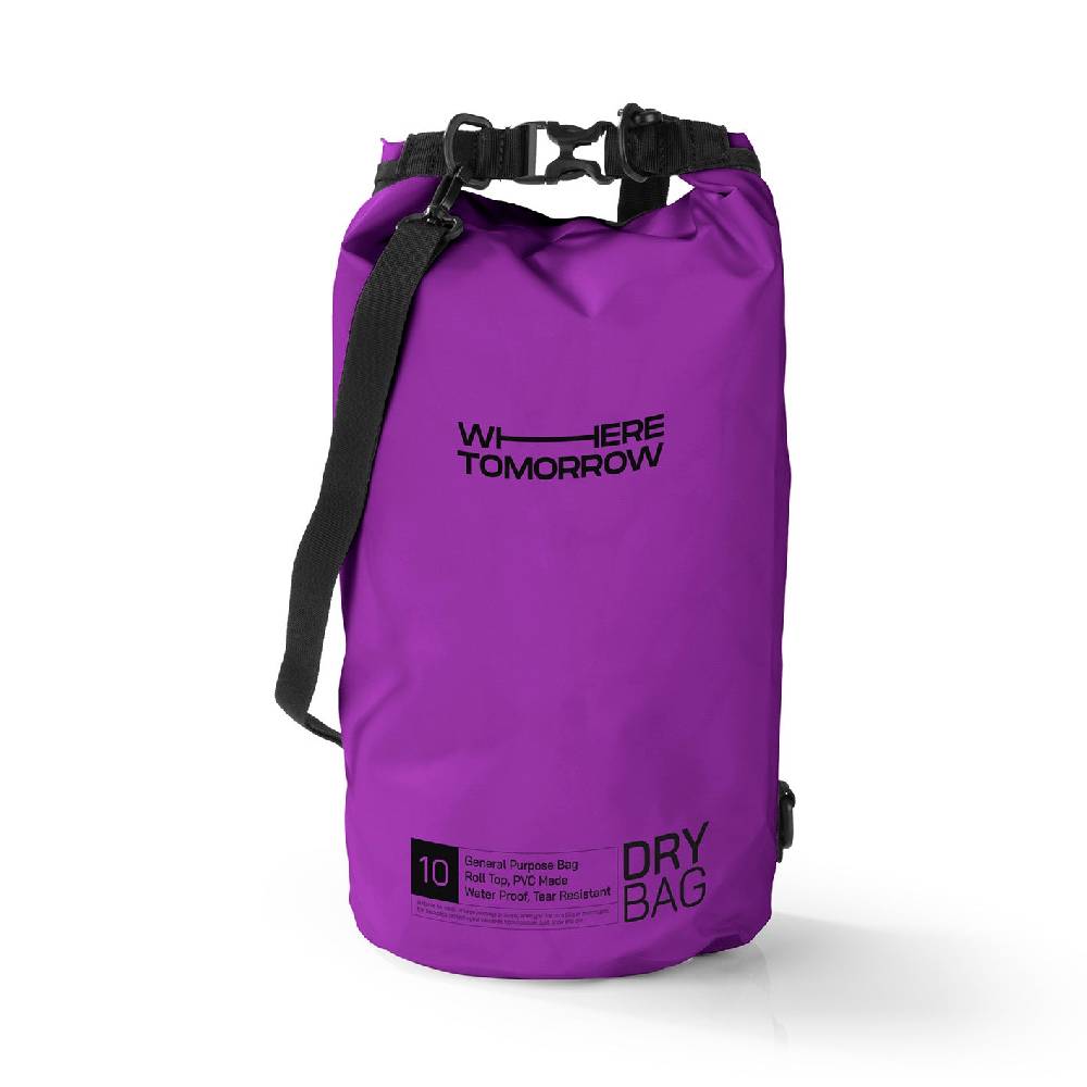 Where Tomorrow Dry Bag 10L - Style 01 - Lila Bis zu 65% Rabatt
