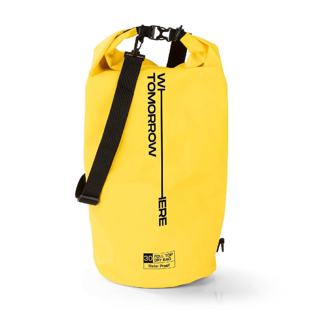 Where Tomorrow Dry Bag 30L - Style 01 - Gelb Nur für heute