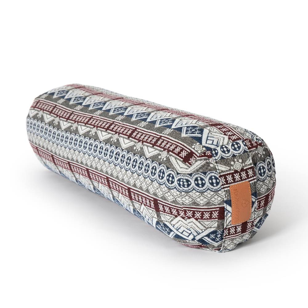 #DoYourYoga Yoga-Bolster Tarik - gefüllt mit Bio-Dinkelspelz - 68 x 22 x 22 cm - Style 19 Muttertagsangebot
