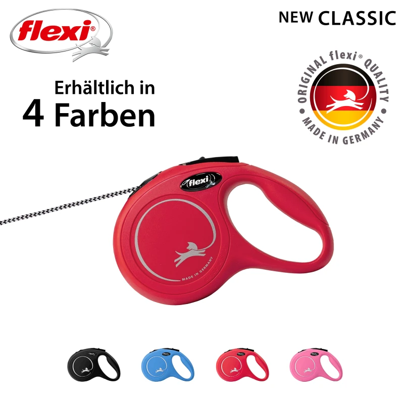 fressnapf Flexi New Classic Seil rot XS 3 m 8 kg Kostenloser Versand