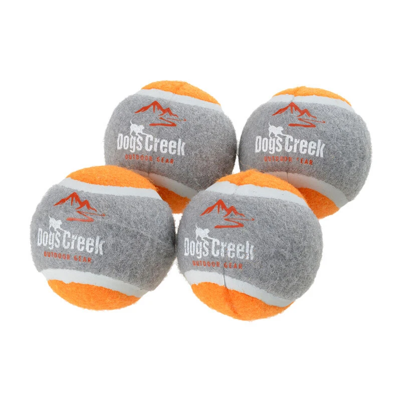fressnapf Dogs Creek Tennisball 4er Set Ibex orange