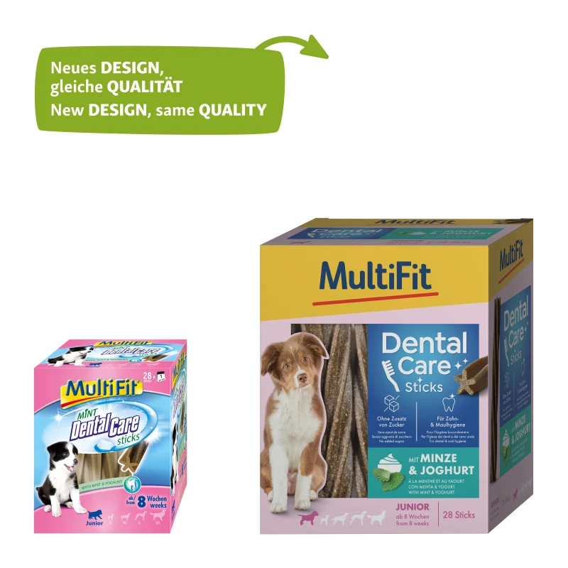 fressnapf MultiFit Mint DentalCare sticks Junior Multipack 28 Stück Super Sparpreis
