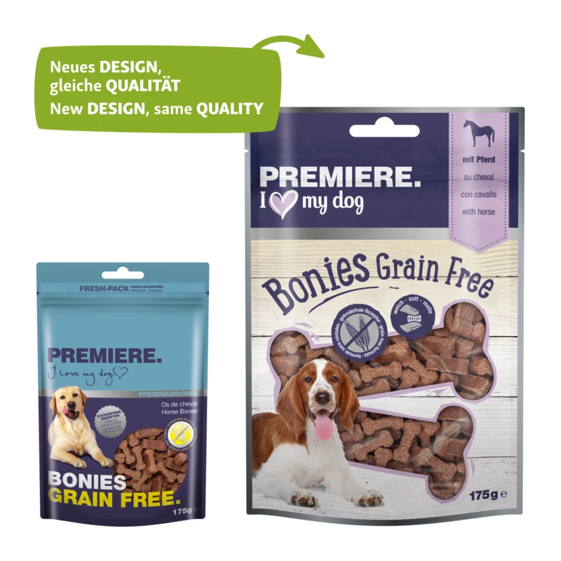 fressnapf PREMIERE Bonies grain free 175g Pferd Nur für heute