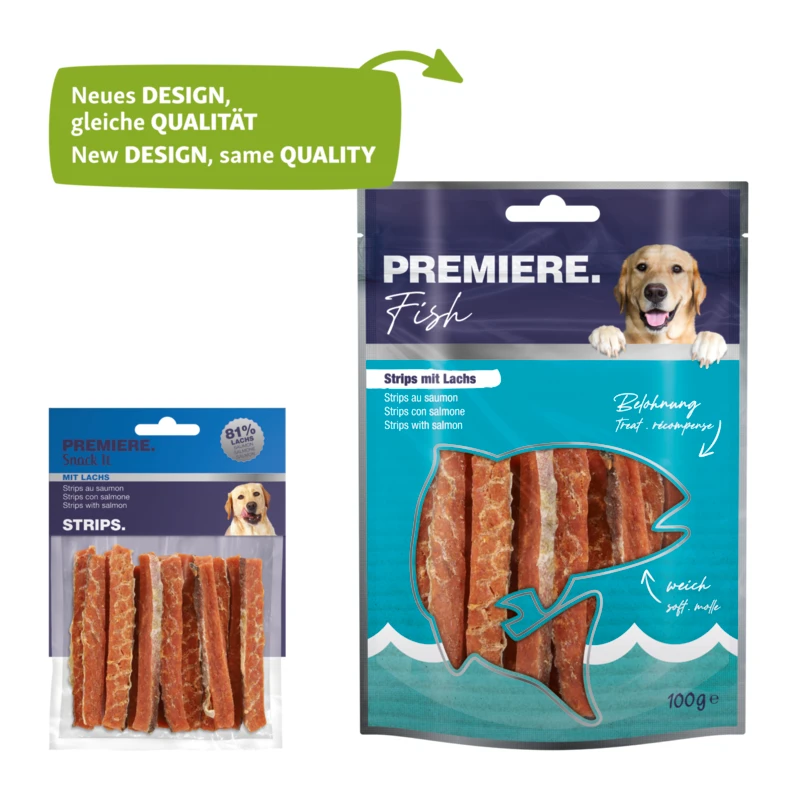 fressnapf PREMIERE Fish Strips mit Lachs 100g Begrenzt auf 3 Tage