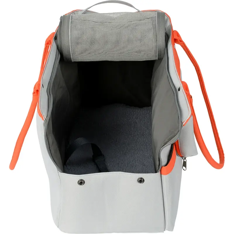 fressnapf AniOne Transporttasche Lola grau/orange Riesige Rabatte