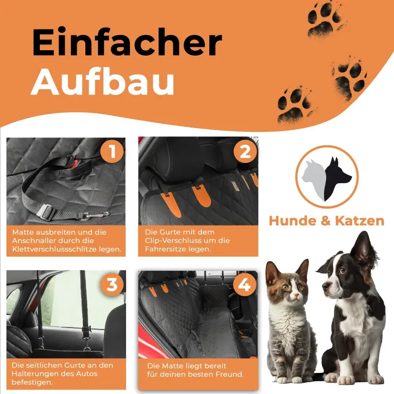 fressnapf Petsation Autoschondecke Hundedecke für Rückbank + Kofferraum Clearance-Verkauf
