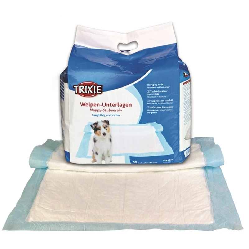 fressnapf Trixie Welpen-Unterlage Nappy-Stubenrein 60x40cm - 50 Stk Im Verkauf