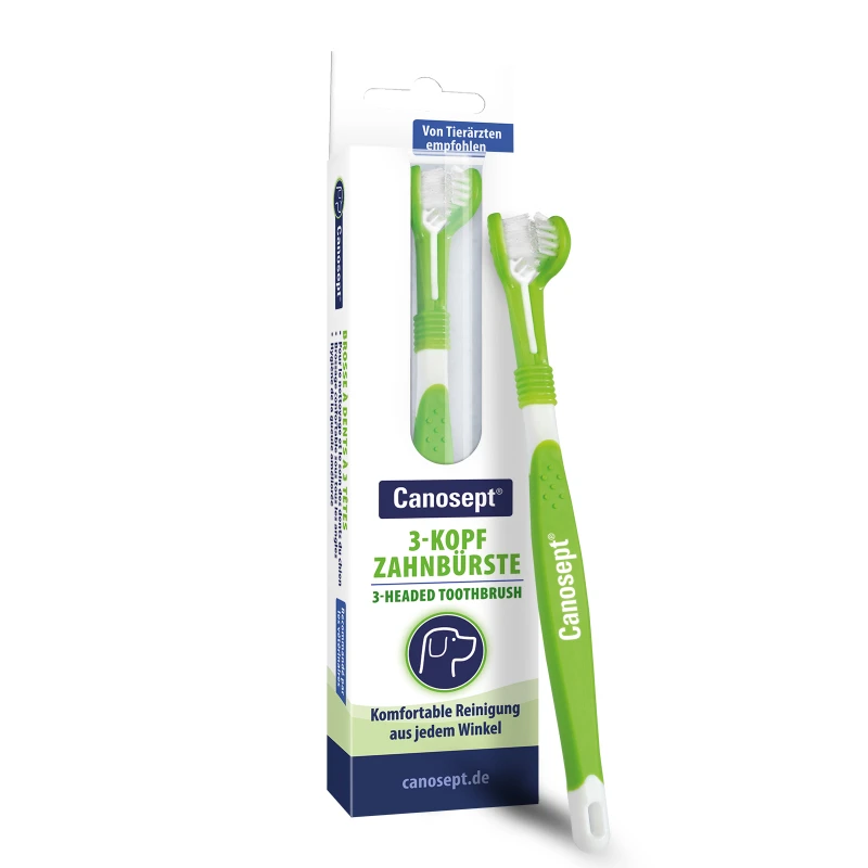 fressnapf Canosept 3-Kopf-Zahnbürste Sonderangebot
