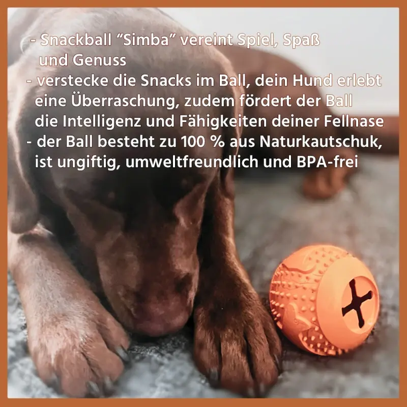 fressnapf Wildfang ® Naturkautschuk Snackball - Snackball "Simba" Top Angebot
