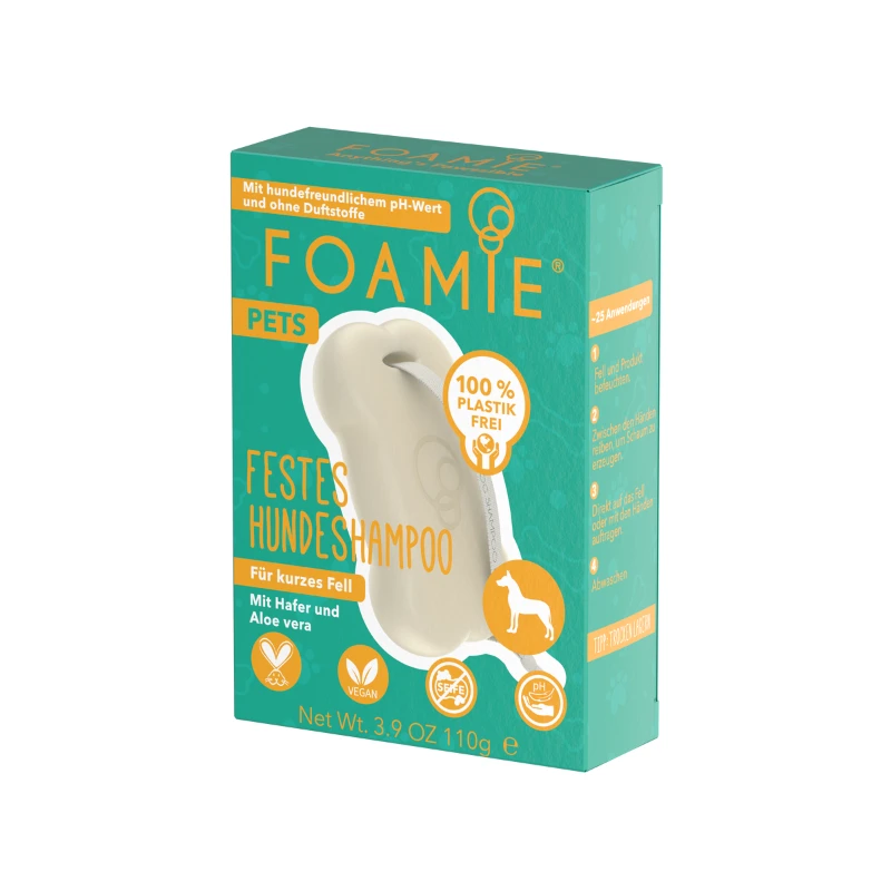 fressnapf New Flag Foamie Hundeshampoo kurzes Fell 6 x 110 g Super Sparpreis