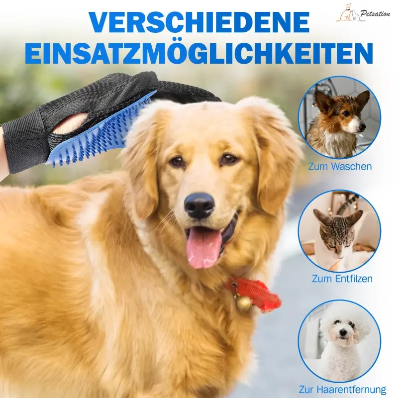 fressnapf Petsation Massagehandschuh Links für Hund Katze Pferd JETZT KAUFEN