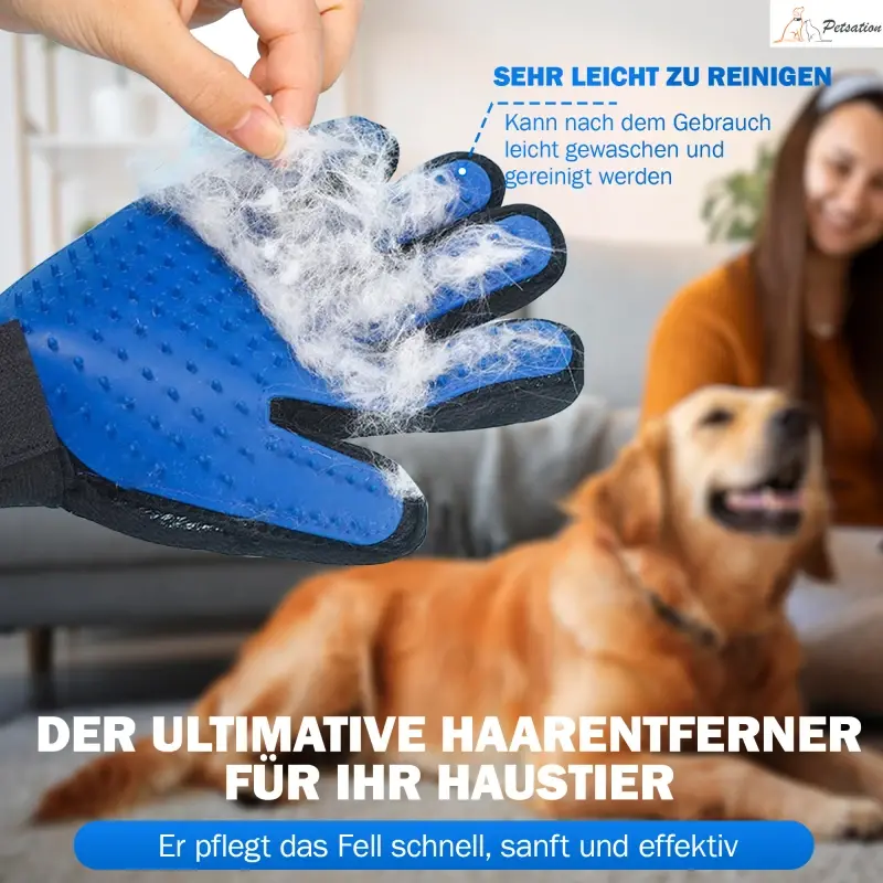 fressnapf Petsation Massagehandschuh Rechts + Fusselroller Nur noch ein Tag übrig