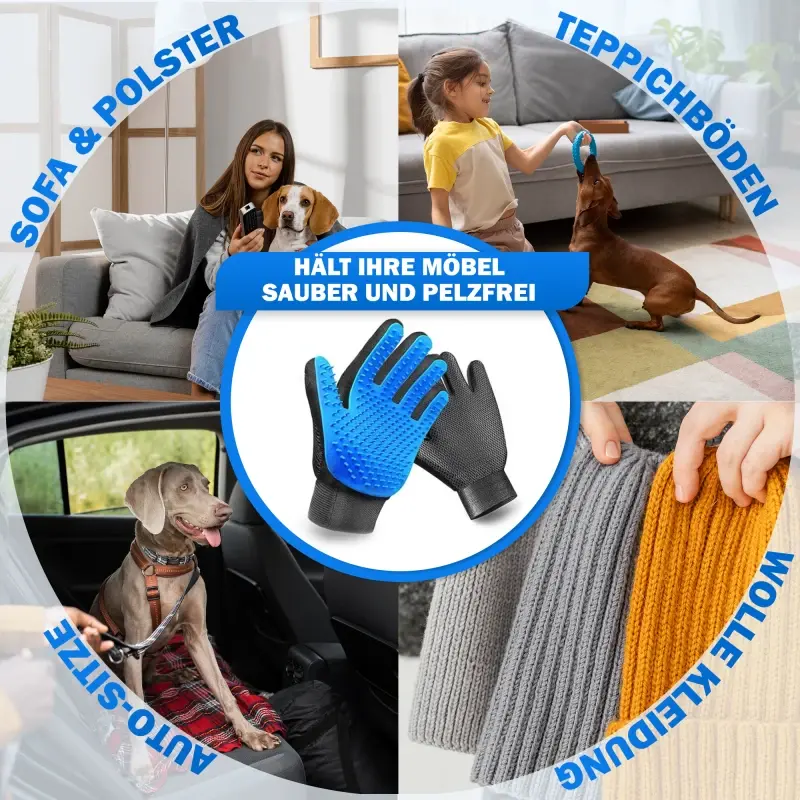 fressnapf Petsation Massagehandschuh Rechts + Fusselroller Nur noch ein Tag übrig