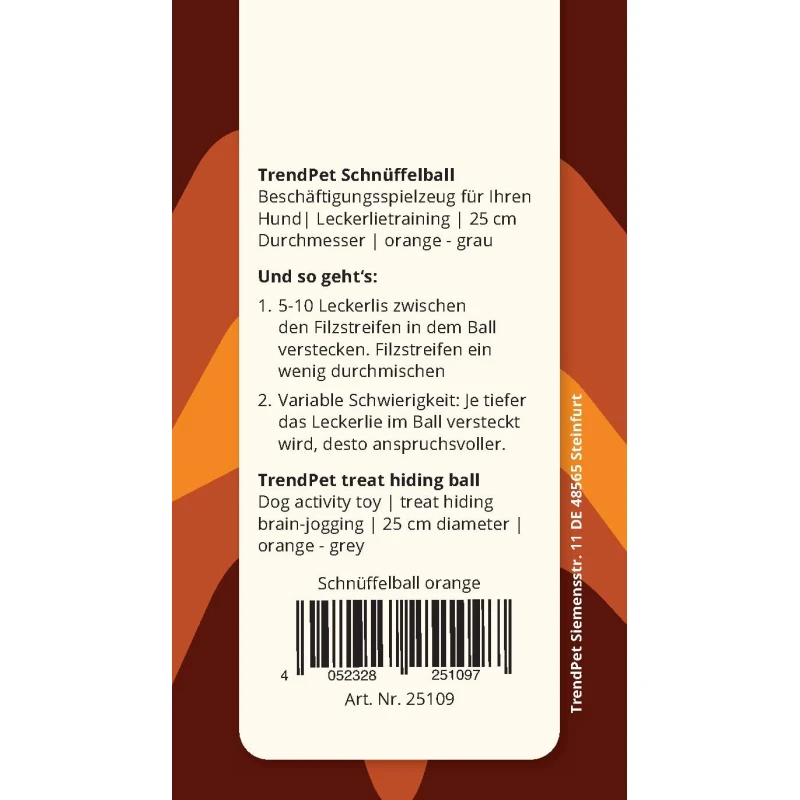 fressnapf TrendPet Schnüffelball orange Schlussverkauf