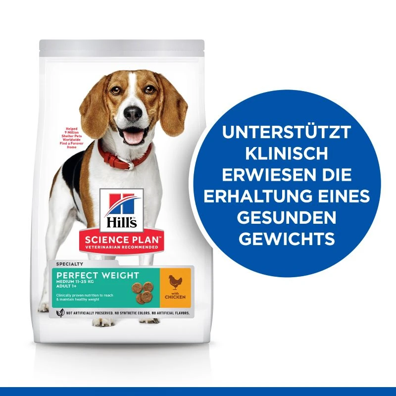 fressnapf Hill's Science Plan Perfect Weight Adult Medium Huhn 12 kg Online Shopping
