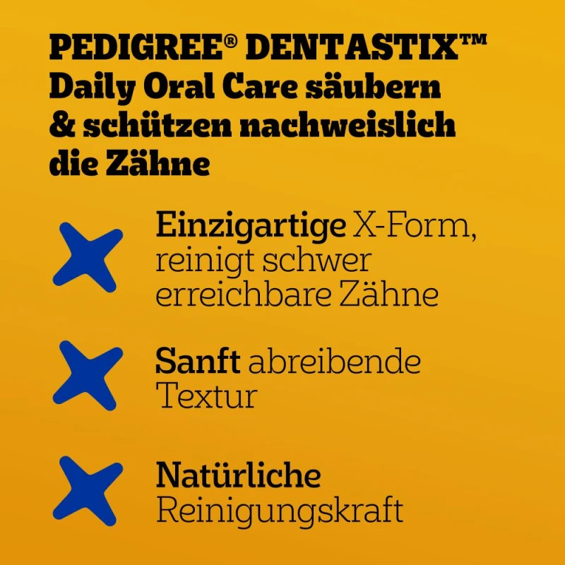fressnapf Pedigree Zahnpflege Dentastix Multipack für mittelgroße Hunde 56 Stück Kostenlose Rückgabe