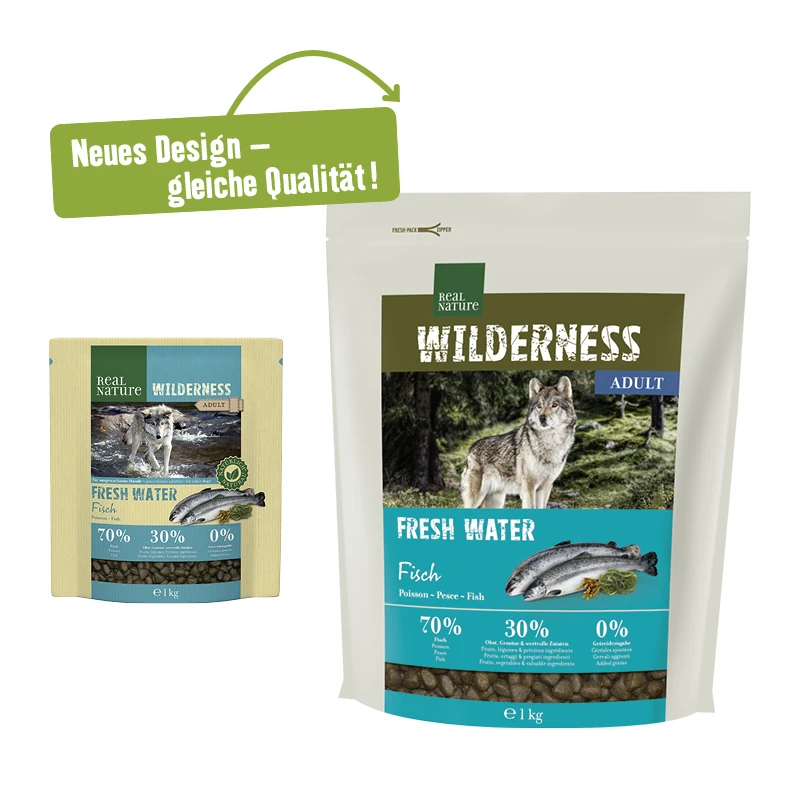 fressnapf REAL NATURE WILDERNESS Fresh Water Adult Fisch 1 kg Riesige Rabatte