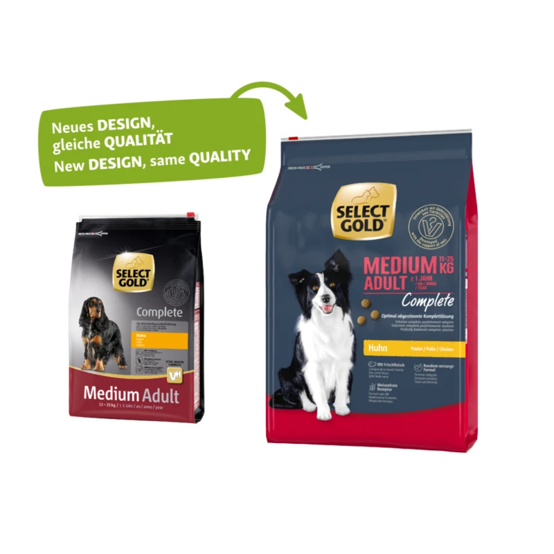 fressnapf SELECT GOLD Complete Medium Adult Huhn 4 kg Rabatte dieses Monats
