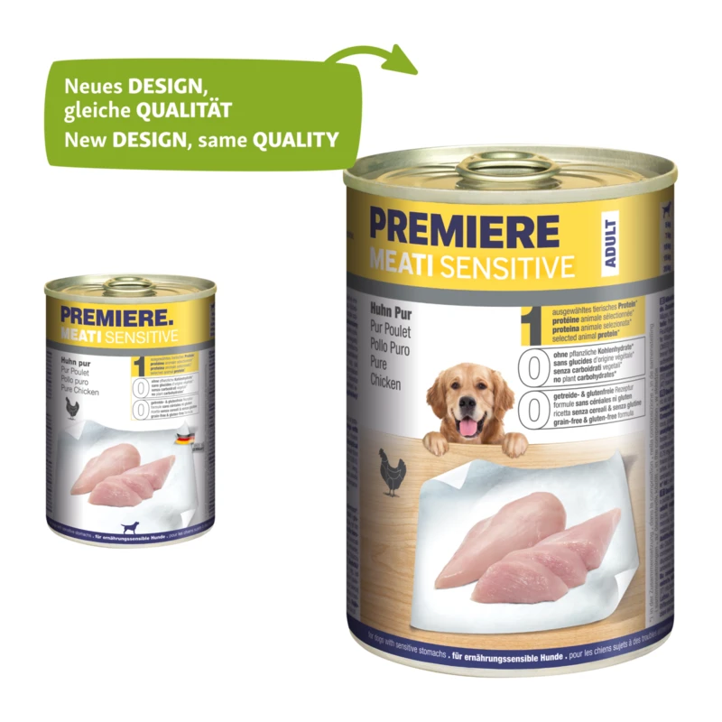 fressnapf PREMIERE Meati Sensitive Huhn pur 6x400 g Zeitlich begrenztes Angebot