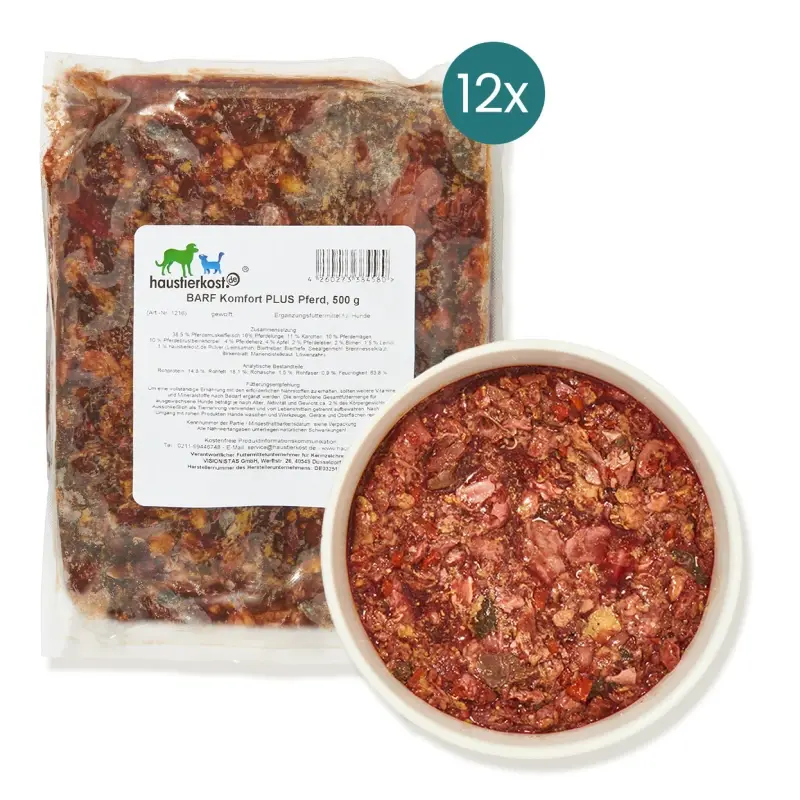fressnapf haustierkost.de BARF Komfort PLUS Pferd Frostfutter 12 x 500 g Nur für heute