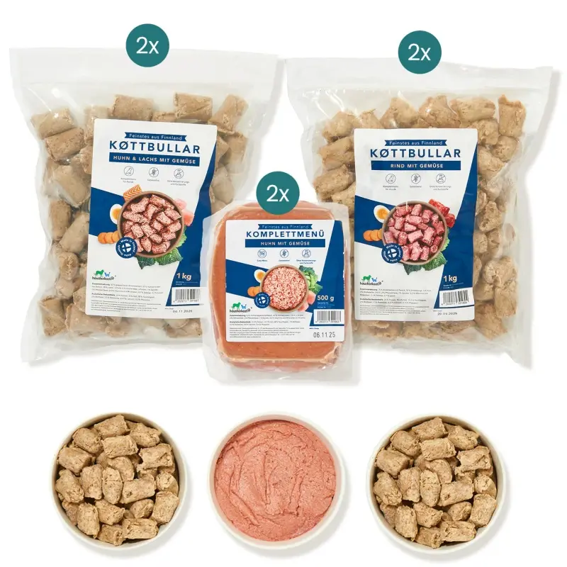 fressnapf haustierkost.de Probierpaket Finnland Menü Frostfutter