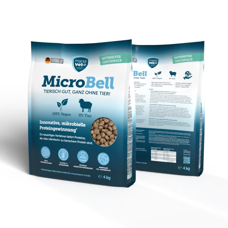 fressnapf Marsavet Veganes Hundefutter - Trockenfutter mit mikrobiellem Protein - MicroBell 50% Rabatt mit kostenlosem Versand