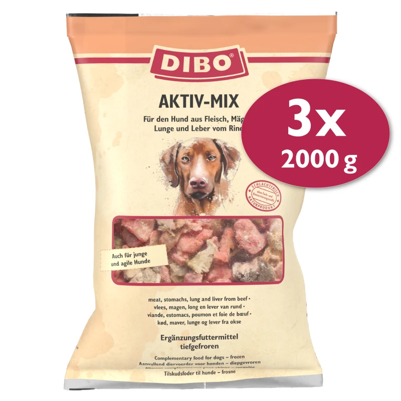 fressnapf DIBO Frostfutter Aktiv-Mix 3x2 kg Outlet