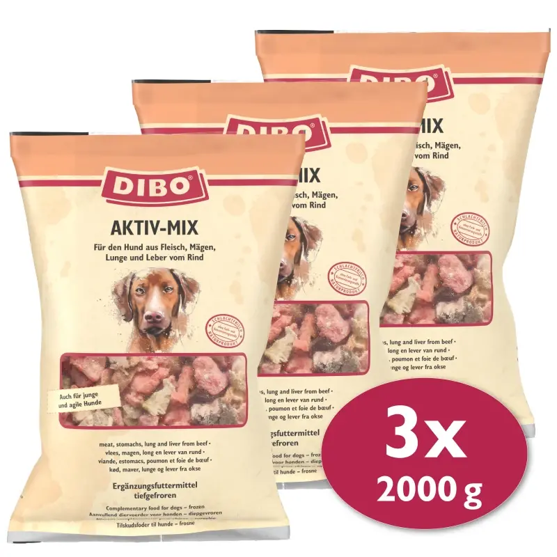 fressnapf DIBO Frostfutter Aktiv-Mix 3x2 kg Outlet