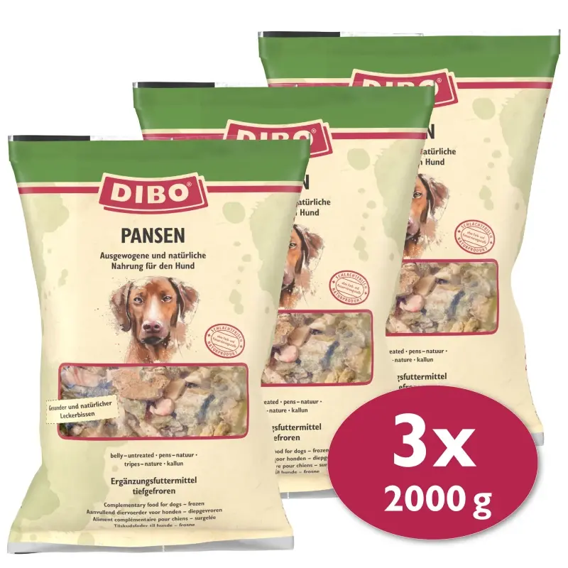 fressnapf DIBO Frostfutter Pansen 3x2 kg Hotsell