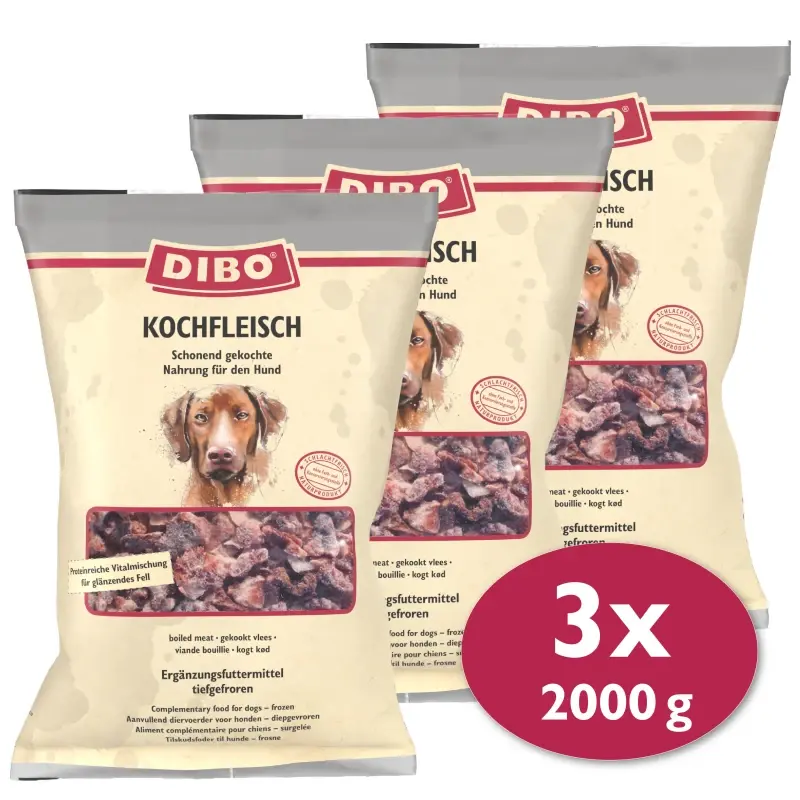 fressnapf DIBO Frostfutter Kochfleisch 3x2 kg Günstiger Verkauf