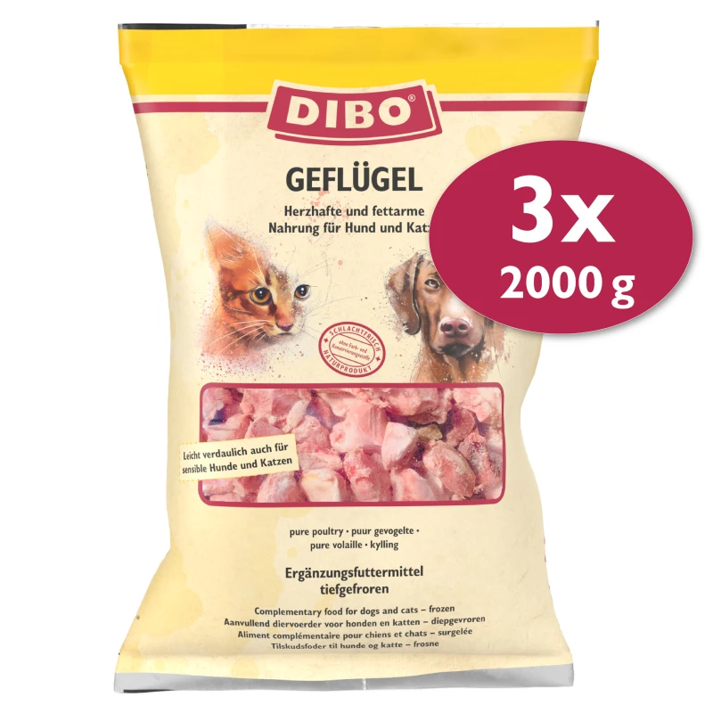 fressnapf DIBO Frostfutter Geflügel 3x2 kg