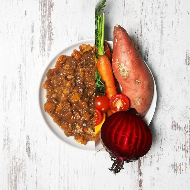fressnapf DOG'S LOVE Reds Bio Obst und Gemüse 6x400 g Weihnachtsangebot