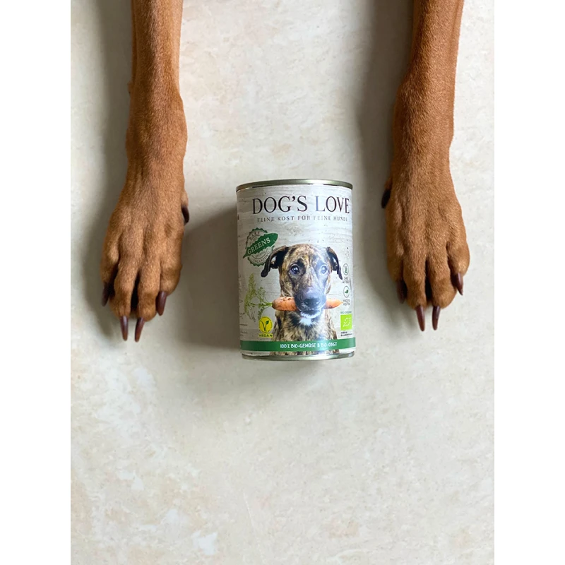 fressnapf DOG'S LOVE Greens Bio Obst und Gemüse 6x400 g Muttertagsangebot